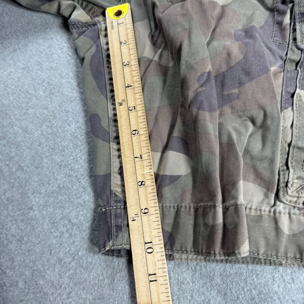 American Eagle Cargo Shorts Mens 36 Green Camo Classic Cotton Rugged Gorpcore